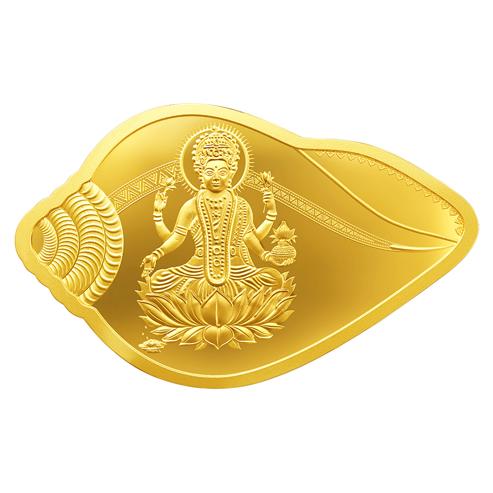 20 gm Gold 999.9 Minted Coin Shankh Laxmi Minted Card (Box)