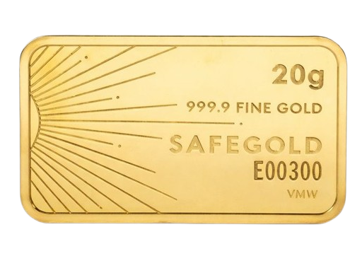 SafeGold 20g Limited Edition Gold Bar